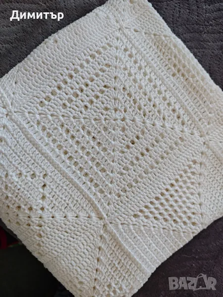 Неупотребявана плетена покривка , снимка 1