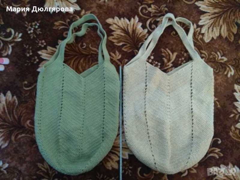 Дамски чанти плетени на една кука, снимка 1