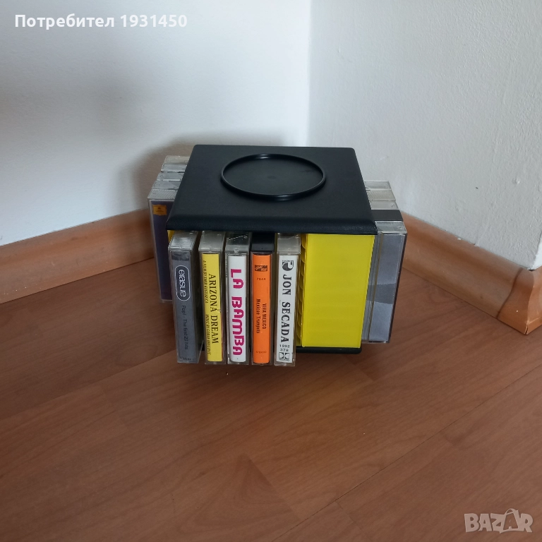стойка за касети с 20 аудио касети, снимка 1
