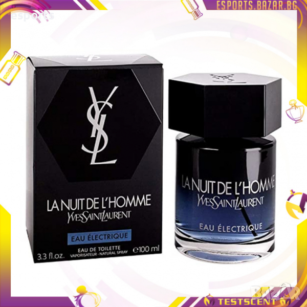 Мъжки парфюм YSL Yves Saint Laurent La Nuit de L'Homme Eau Électrique 100ml тоалетна вода , снимка 1