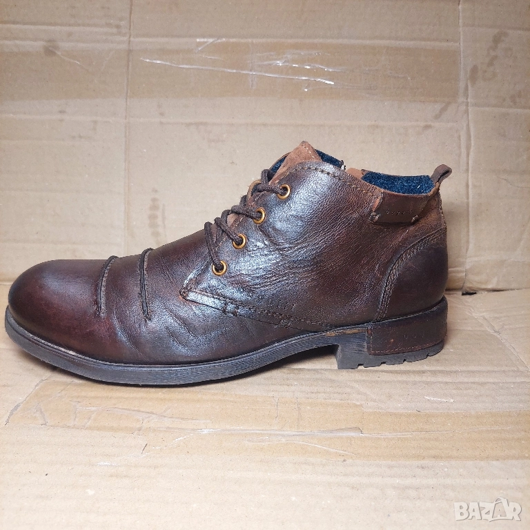 кожени боти./обувки Bugatti . номер 43, снимка 1