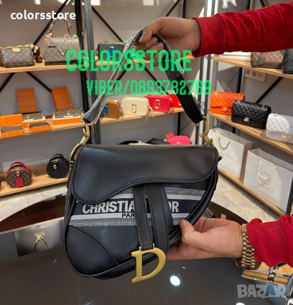 Черна чанта Cristian Dior-VL114T, снимка 1