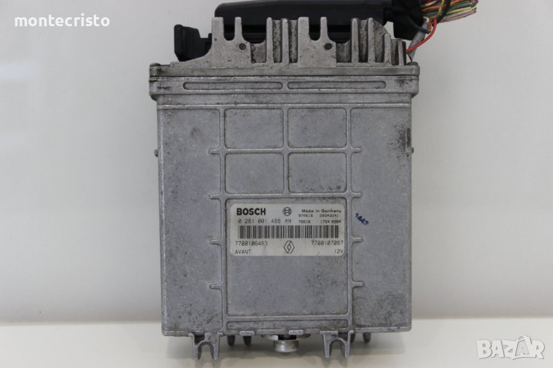 Моторен компютър ECU Renault Megane I (1996-2002г.) 0 281 001 488 / 0281001488 / 7700106483, снимка 1