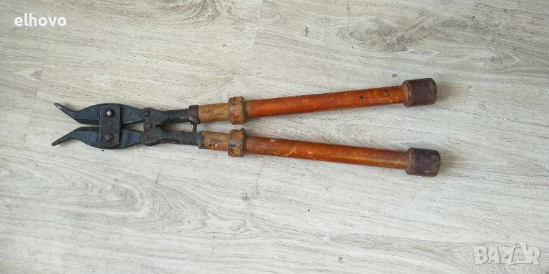Стара ножица за рязане на арматура WW II, 1937 Eugen Zerver Remscheid H37, снимка 1