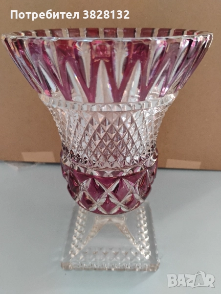 кристална ваза, снимка 1