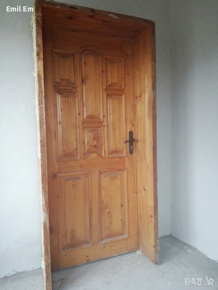 Входна врата от чам. , снимка 1