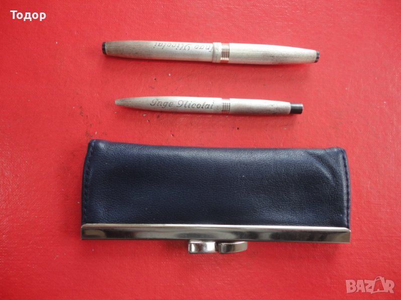 Комплект немски химикал и писалка Senator в калъф, снимка 1