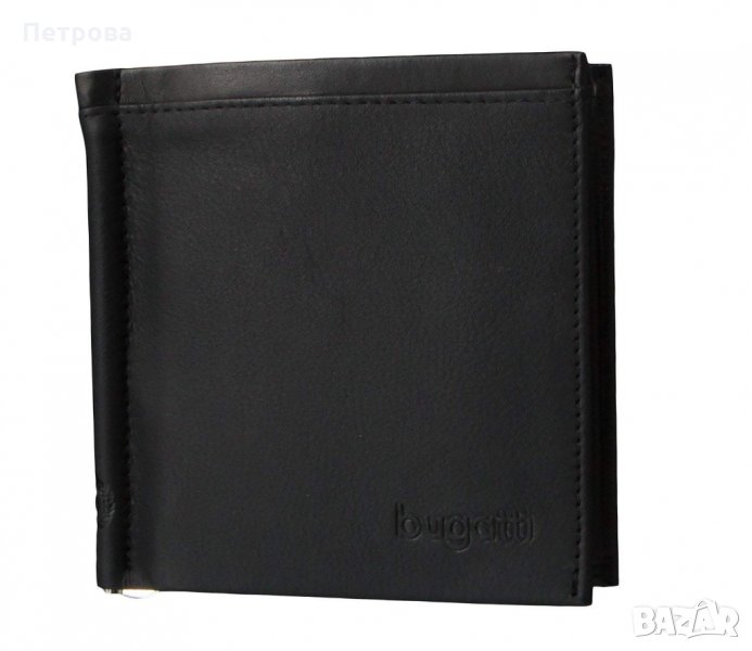 Bugatti Veloce Dollar Сlip черен портфейл, снимка 1