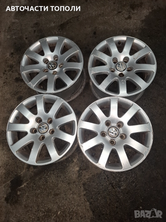 Алуминиеви джанти 5х112мм 15цола Ауди Фолкссаген Шкода, снимка 1