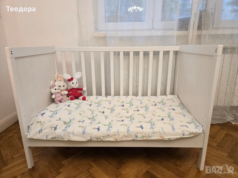 Детско дървено легло, снимка 1