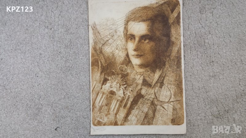 КАРТИНА ЖЕНСКИ ОБРАЗ 80 г./ Данаил Игнатов, снимка 1