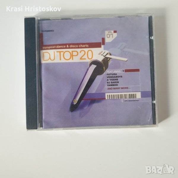 DJ top 20 european dance & disco charts cd, снимка 1