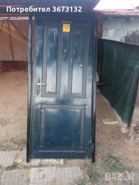 Метална врата,с каса, снимка 1