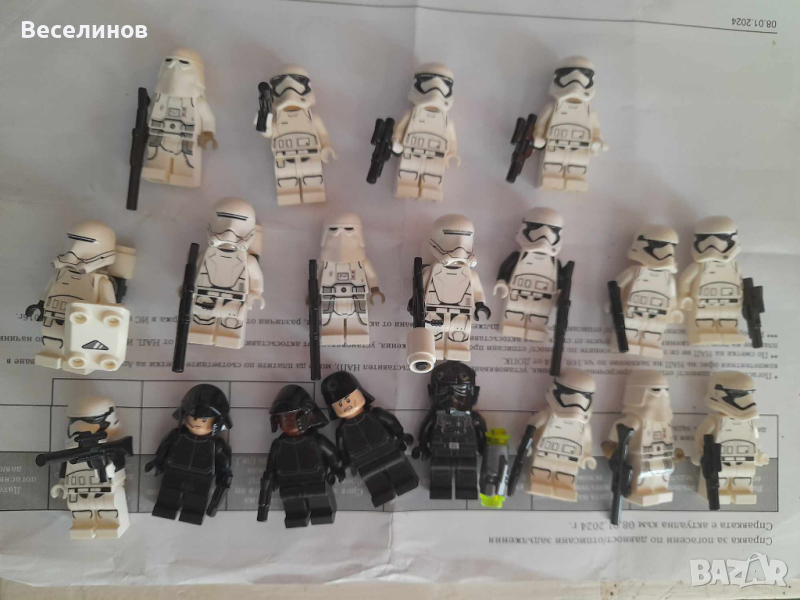 19 Стар Уорс Междузвездни Войни Star Wars LEGO фигури фигурки, снимка 1
