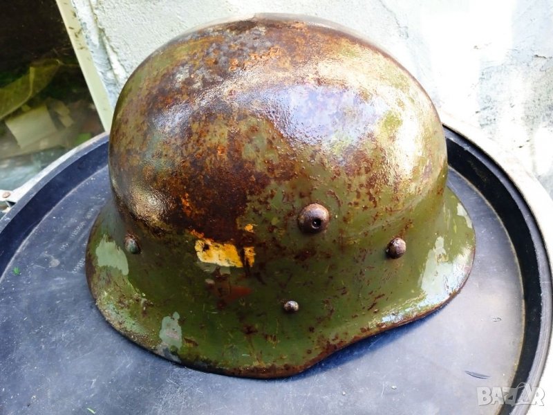 Автентична българска воена каска , снимка 1