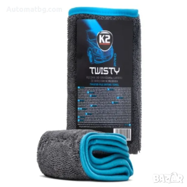 Микрофибърна кърпа Automat, Двулицева, Подсушава и полира, 40х60см, снимка 1