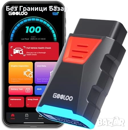 Нов Автомобилен OBD2 Диагностичен Скенер + Live Data, AutoVIN, Смог Тест, снимка 1