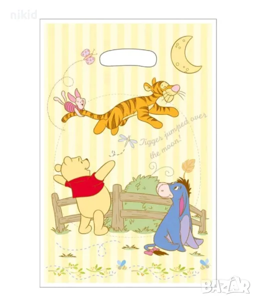 10 бр Мечо Пух Йори Прасчо парти подаръци торбички за сладки подарък рожден ден парти, снимка 1
