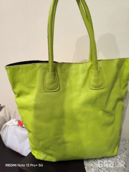 Дамска кожена чанта , снимка 1