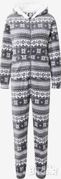 Дамски домашен цял гащиризон с цип Hailys, 100% полиестер, XL, снимка 1