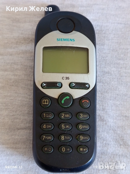 Ретро телефон GSM SIEMENS C 35 рядък перфектно състояние за КОЛЕКЦИЯ ДЕКОРАЦИЯ 51371, снимка 1