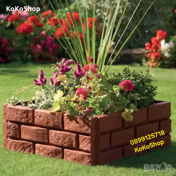 Декоративна ограда-180х29.5 см./пластмасова оградка/ограда/декоративна ограда, снимка 1