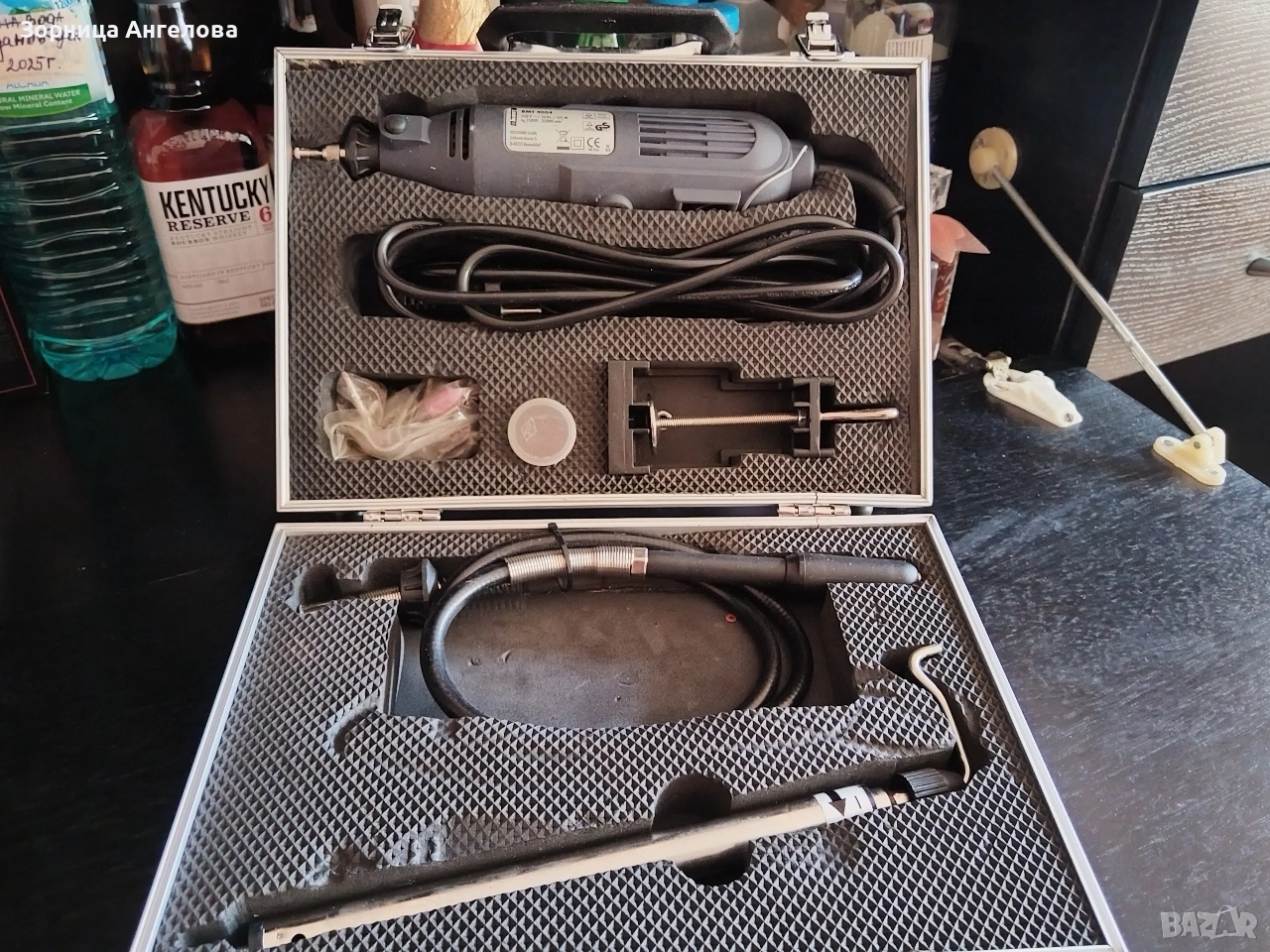 Работещ немски ротационен мултиинструмент BURG BMT 4004 – пълен комплект, снимка 1