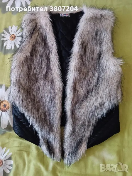 Елегантно пухкаво елече за зимата, снимка 1