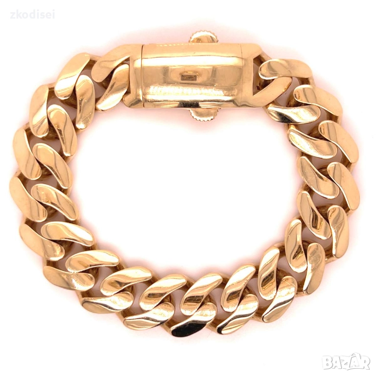 Златна дамска гривна 28,44гр. 20,6см. 14кр. проба:585 модел:35621-1, снимка 1