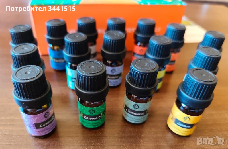 Етерични масла 100% чисти BEAU-PRO ORGANIC Essential Oil 5ml - 16 броя , снимка 1