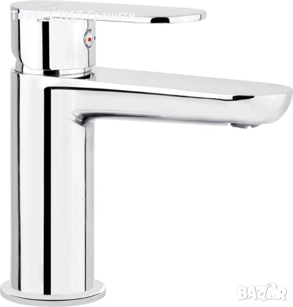 Хромиран стоящ смесител за мивка за Баня модел BGA_020M Alpinia Chrom S, снимка 1