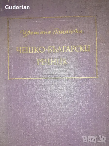 Чешко-български речник, снимка 1