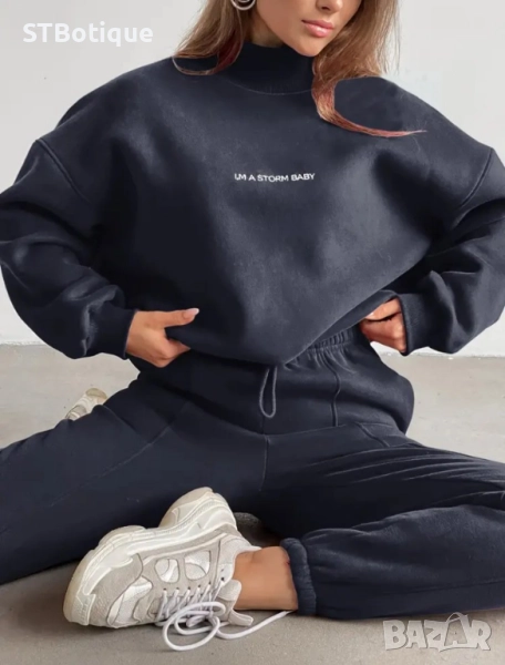 🎀 Дамски Спортен Комплект с Висока Яка – Нов от STBoutique 🎀, снимка 1