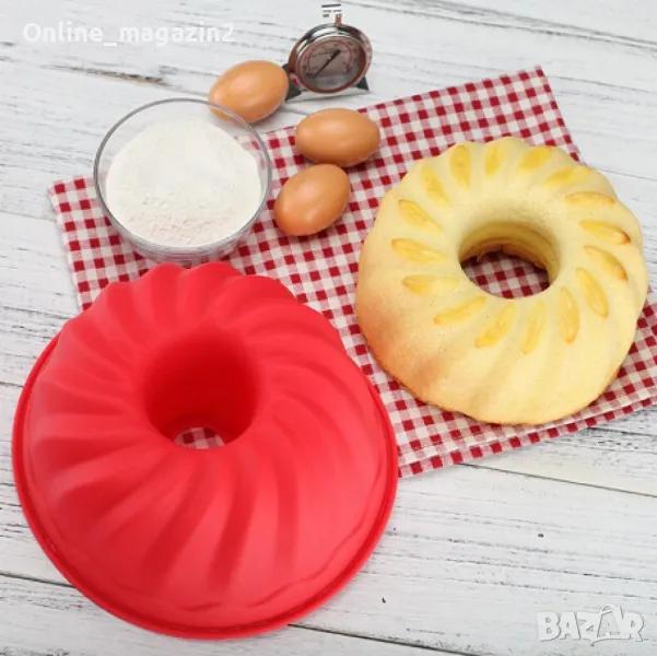 Силиконова форма за кекс, снимка 1