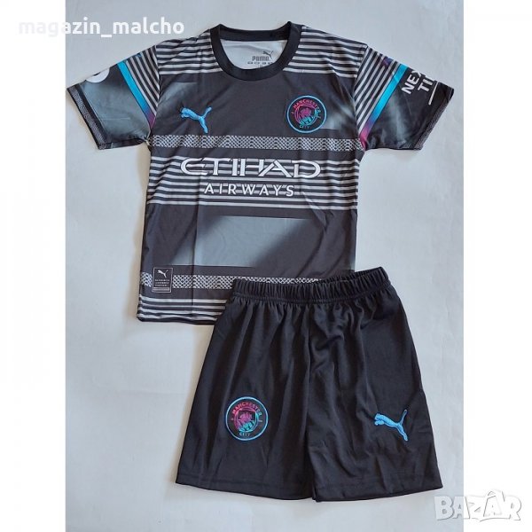 ДЕТСКИ ФУТБОЛЕН ЕКИП - PUMA FC MANCHESTER CITY 2022-23 Mahrez 26; размери: 104-116 см., снимка 1