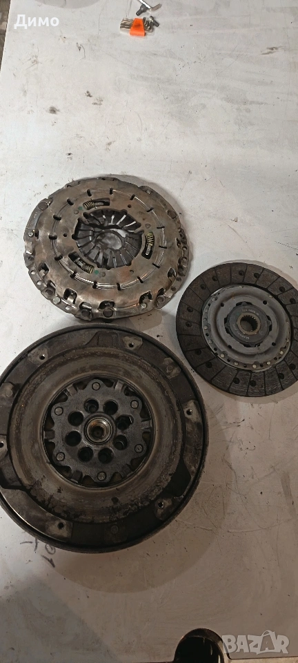 комплект съединител демпфер притискател маховик бмв е91 bmw e91, снимка 1