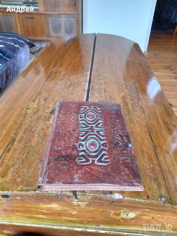 Стара кожена папка #26, снимка 1