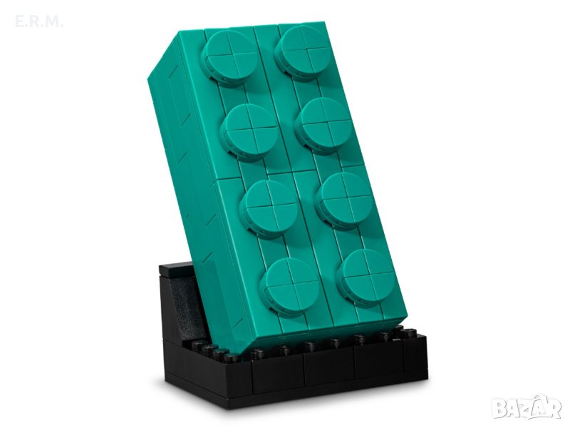 LEGO 6346102 2x4 Turquoise Teal Brick VIP 2020, снимка 1