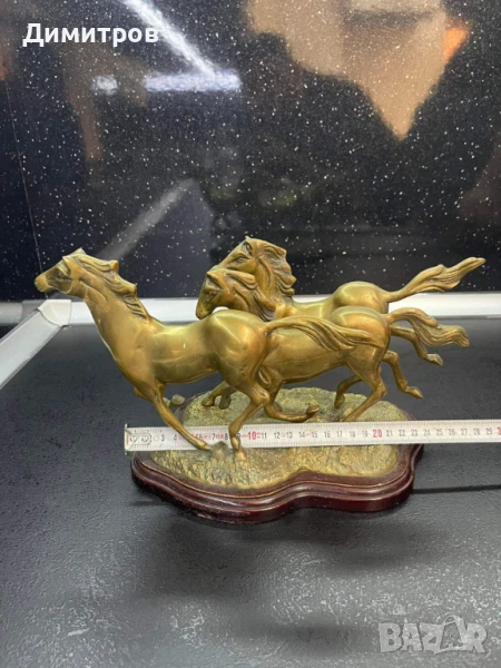 Бронзова композиция пластика , снимка 1