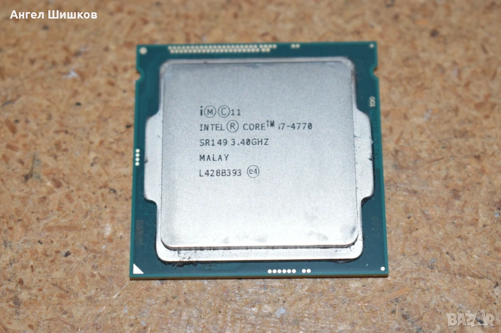 Intel Core i7-4770 SR149 3400MHz 3900MHz(turbo) L2=1MB L3=8MB 84Watt Socket 1150, снимка 1