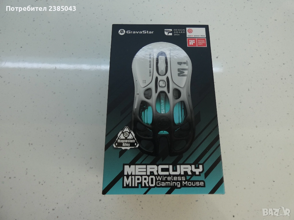 Супер Геймърска Мишка GravaStar Mercury M1Pro Gaming Mouse, снимка 1