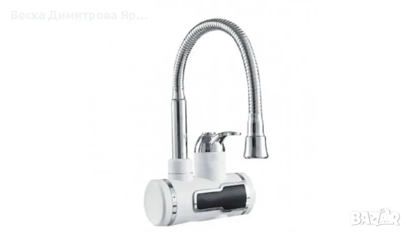не Смесител с проточен бойлер, 3200W, стенен + дисплей + гъвкав чучур, снимка 1