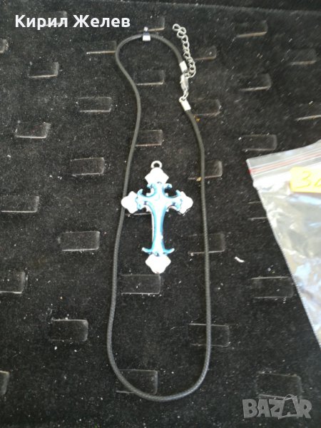 Силиконова верижка с кръст  красиви, снимка 1