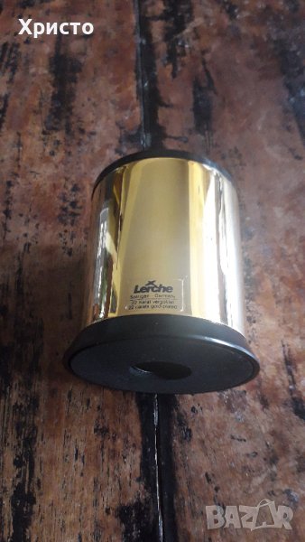 моливник Лерхе Lerche Солинген Solingen с 24 карата златно покритие 2 вида, нов луксозен, снимка 1