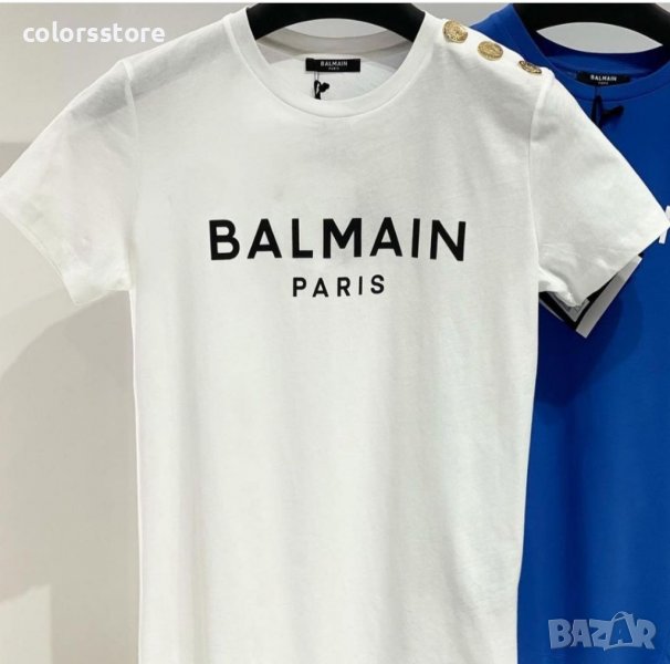 Бяла тениска  Balmain Br109, снимка 1