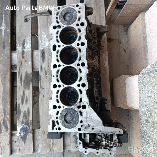 Блок Двигател BMW E90 E91 E92 E70 X5 E60 E61 E63 E65 525D 530D 535D 330D 335D 635D 730D М57 3.0D, снимка 1