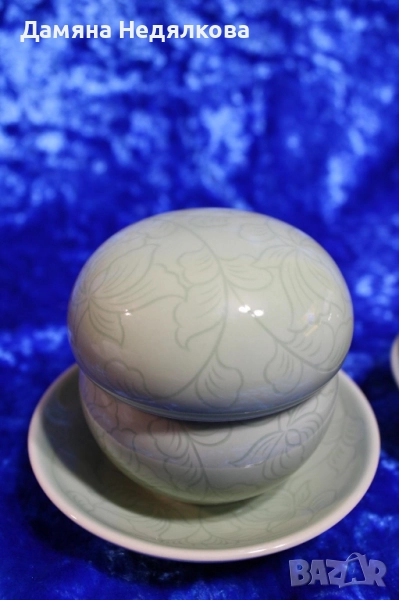 Луксозен корейски чаен сервиз, снимка 1