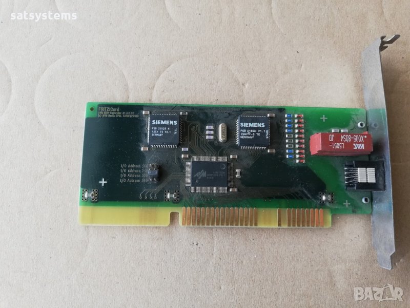 FRITZ !Card AVM 16-bit ISA ISDN Controller A1 3.0 F, снимка 1