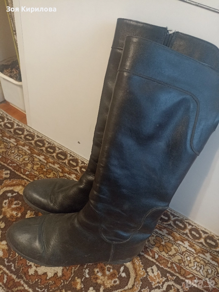 Ботуши от естествена кожа , снимка 1