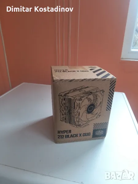 cooler master 212  x black duo cpu cooler охлаждане, снимка 1
